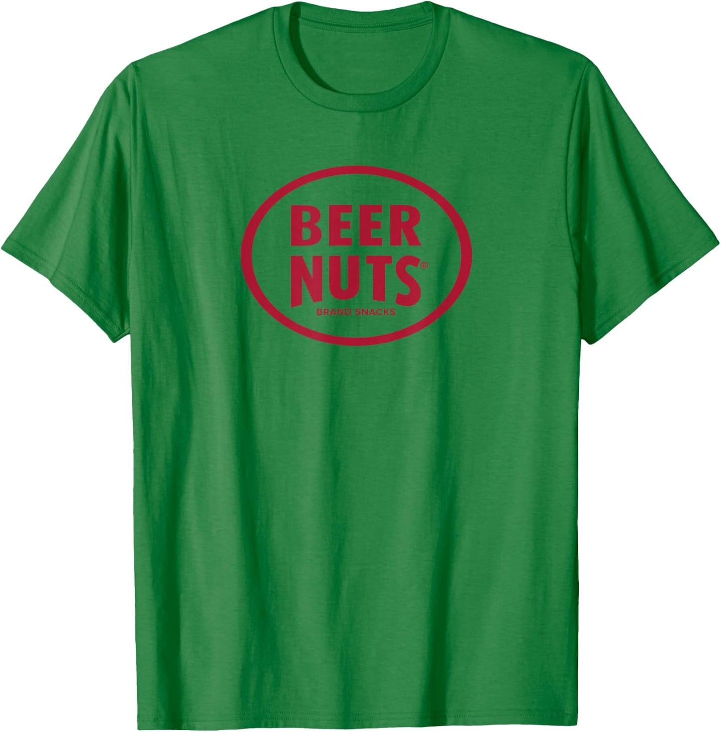 BEER NUTS | Classic Red Logo . Graphic gym T-Shirt - T-Shirt | Irish Green