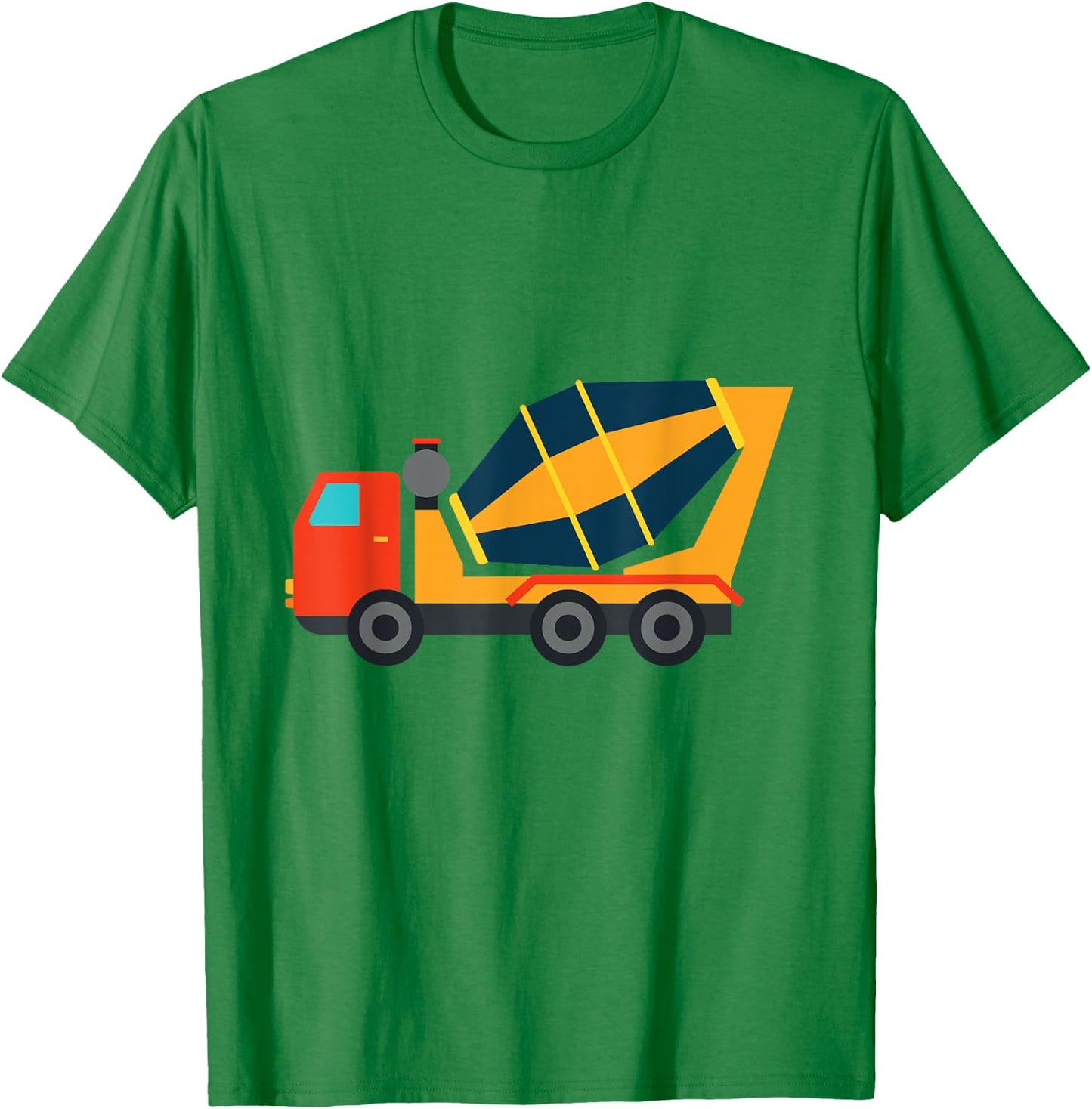 Concrete Mixer Truck for Kids Cement Truck T-Shirt - T-Shirt | Irish Green