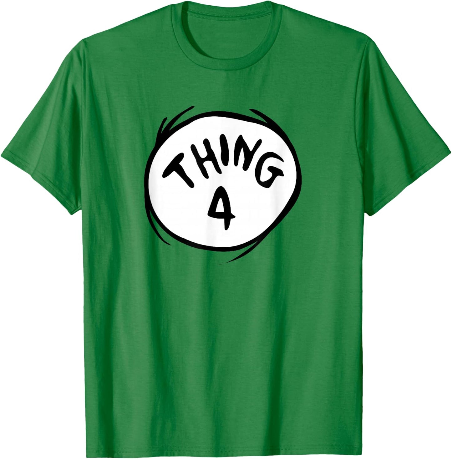 Dr. Seuss Thing 4 Emblem Colour Option T-Shirt - T-Shirt | Irish Green