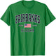 USA FLAG Stars & Stripes Fairbanks Alaska Women Kids Men T-Shirt - T-Shirt | Irish Green