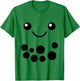Blueberry Milk Bubble Tea Costume Boba Tea Halloween Costume T-Shirt - T-Shirt | Irish Green
