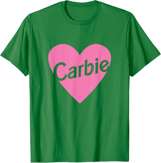 Carbie - Carbie Girl Funny Pizza T-Shirt - T-Shirt | Irish Green