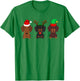 Dachshund Christmas Mom Women Weiner dog gift T-Shirt - T-Shirt | Irish Green