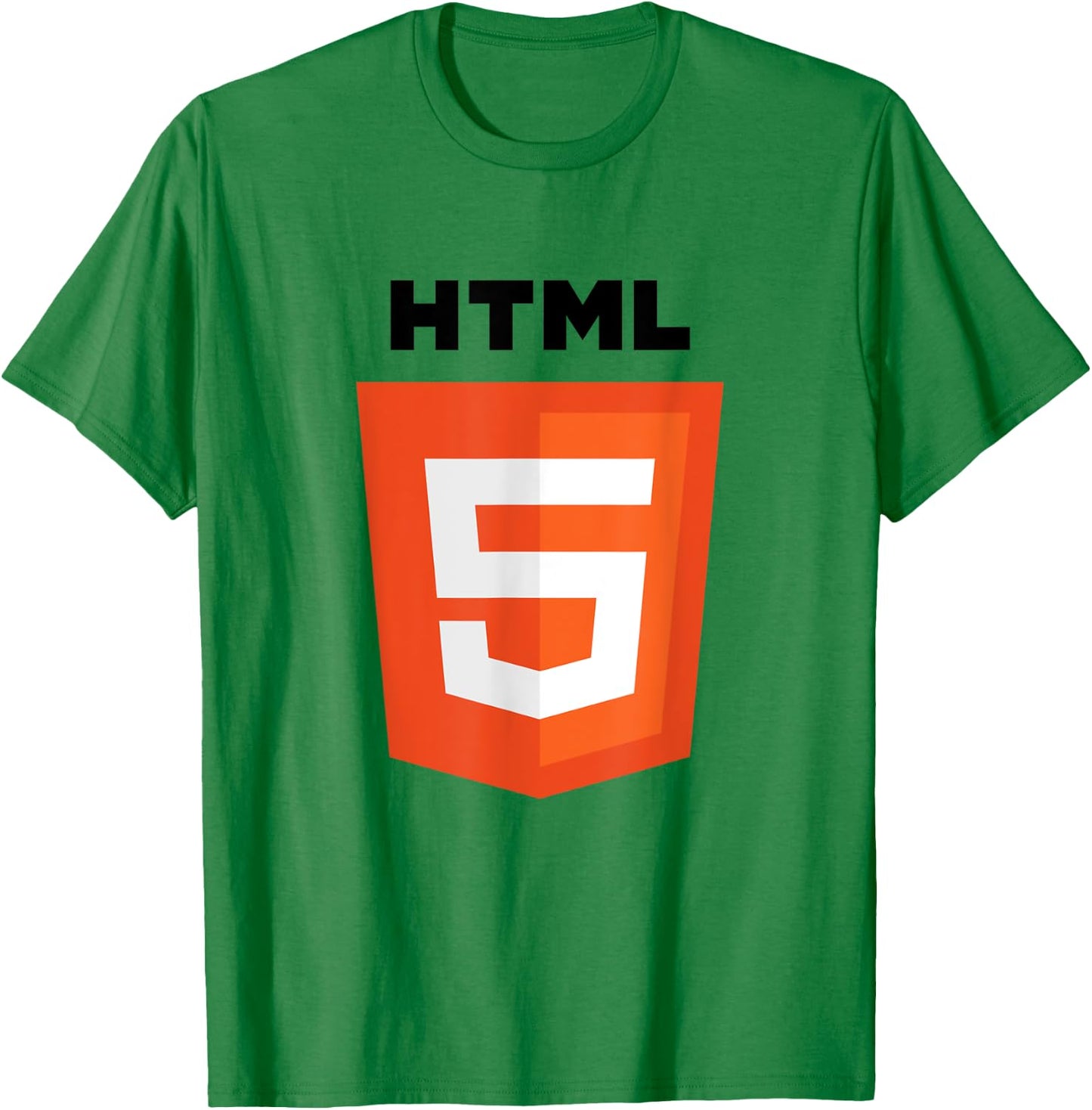 Silicon Valley HTML5 Logo - Computer Coding Swag T-Shirt - T-Shirt | Irish Green