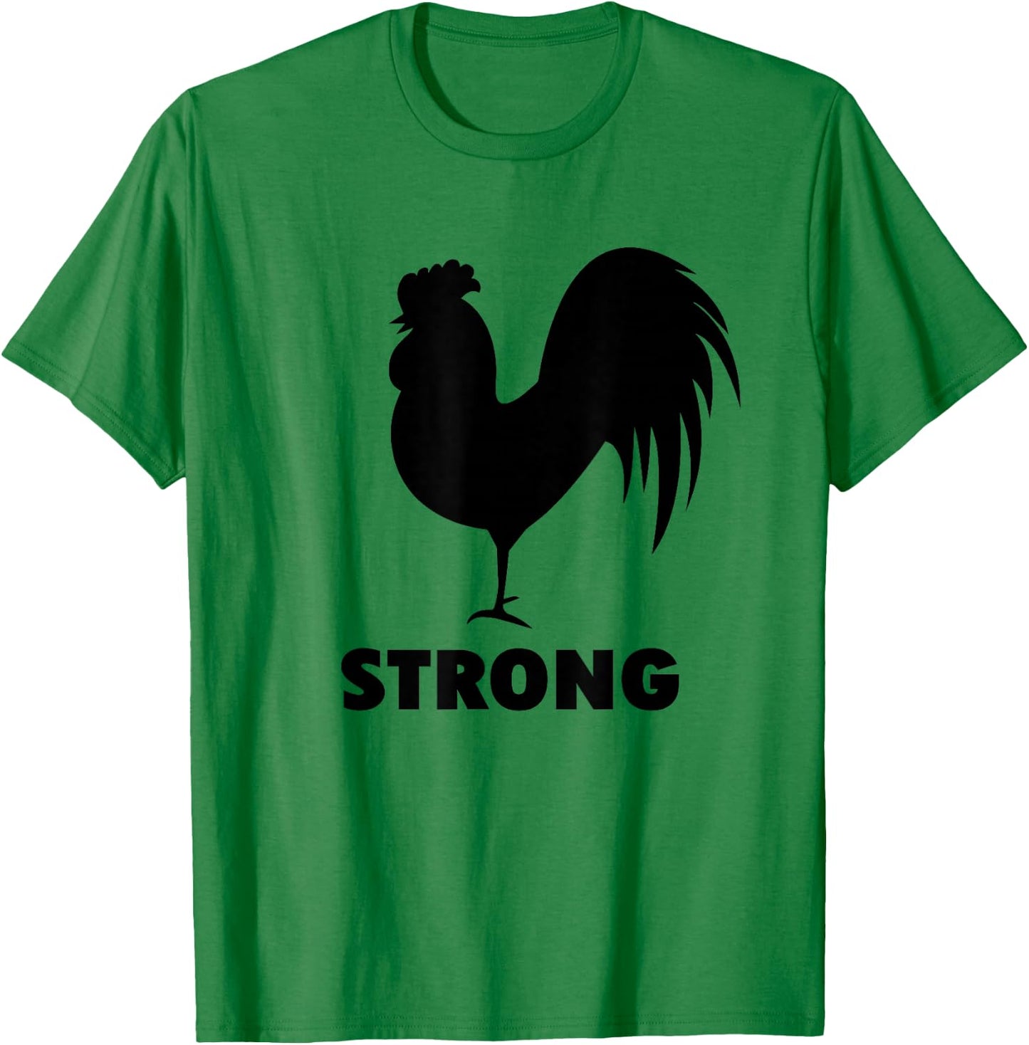 Cock Strong Gym for Weightlifters and bodybuilders T-Shirt - T-Shirt | Irish Green