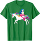 Unicorn Mermaid - Funny Mermaid Riding Unicorn T Shirt T-Shirt - T-Shirt | Irish Green