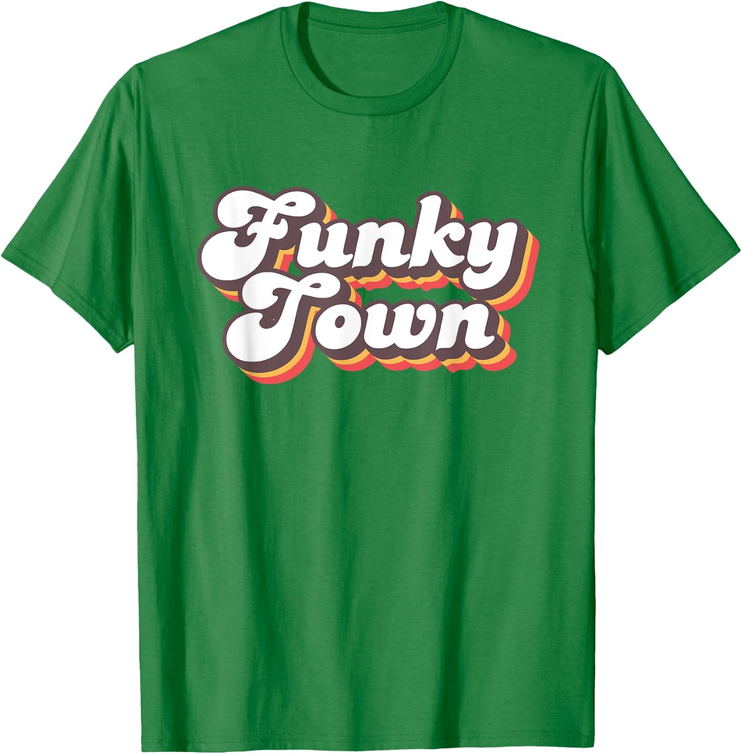 Funky Town Roller Disco Outfit Retro 70s Costume T-Shirt - T-Shirt | Irish Green