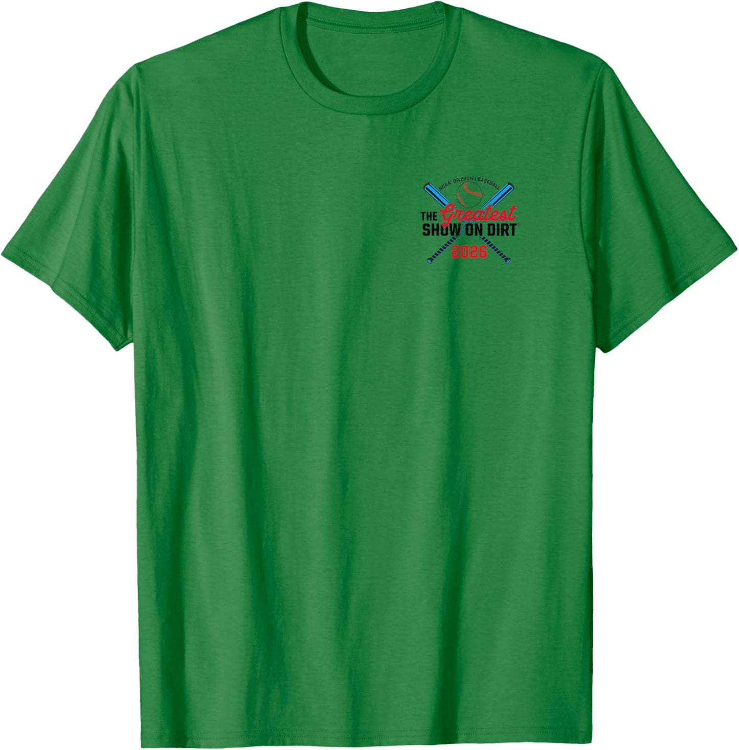 College World Series 2026 64-Team Officially Licensed T-Shirt - T-Shirt | Irish Green