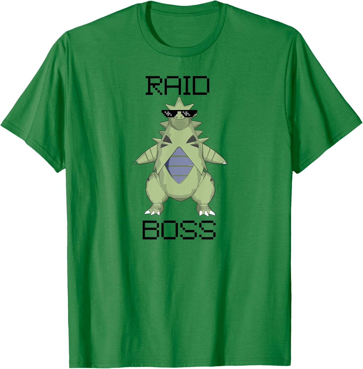 Raid Boss Dinosaur T-Shirt - T-Shirt | Irish Green