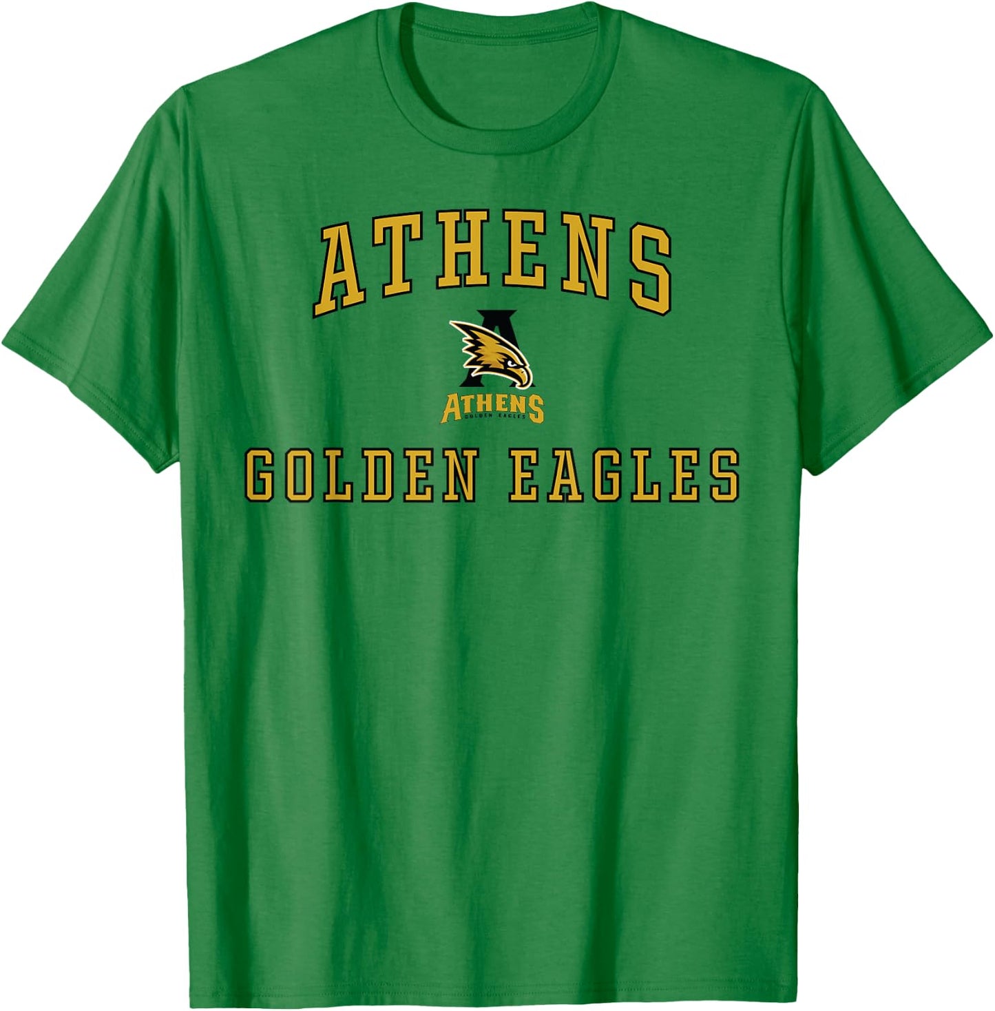 Athens High School Golden Eagles C1 T-Shirt - T-Shirt | Irish Green