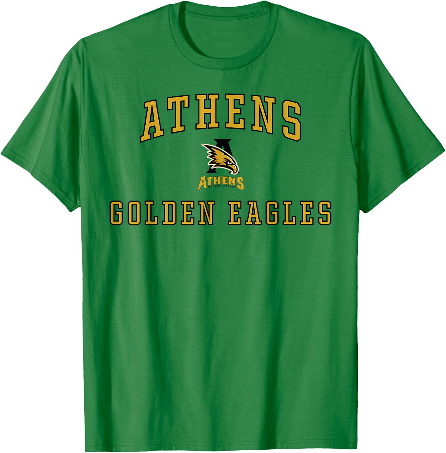 Athens High School Golden Eagles C1 T-Shirt - T-Shirt | Irish Green