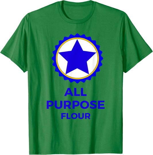 Funny All Purpose Flour Costume Baking Recipe T-Shirt - T-Shirt | Irish Green
