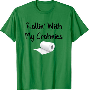 Colon Cancer and Crohn's Disease Awareness Shirts T-Shirt - T-Shirt | Irish Green