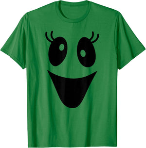 Cute Female Ghost Face Outfit for Halloween Costumes T-Shirt - T-Shirt | Irish Green