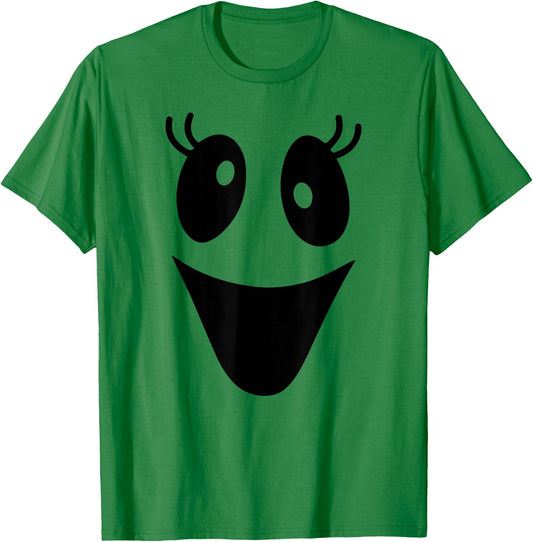 Cute Female Ghost Face Outfit for Halloween Costumes T-Shirt - T-Shirt | Irish Green