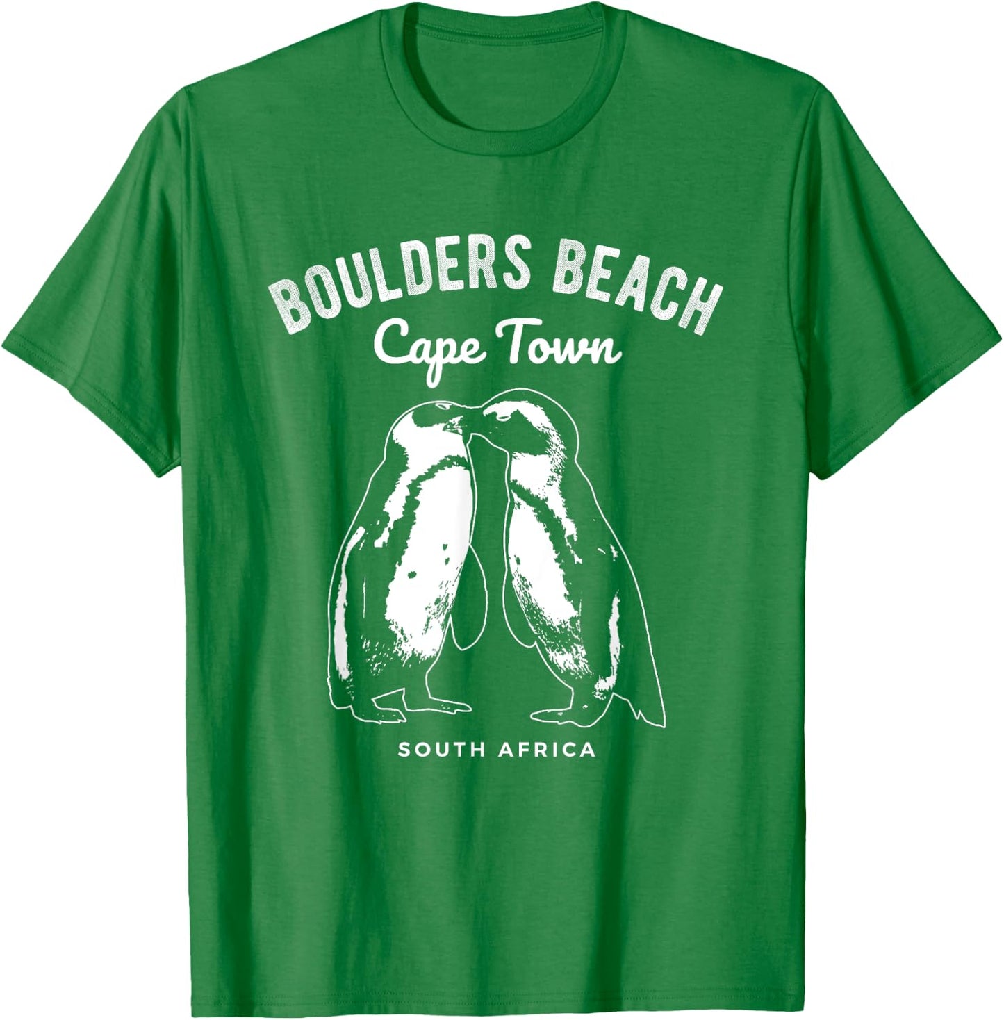 Cape Town Shirt Boulders Beach Penguin Women Kids T-Shirt - T-Shirt | Irish Green