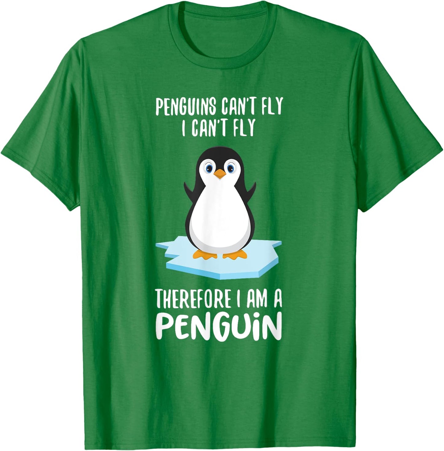 Penguins Can't Fly T Shirt I'm a Penguin Toddler Cute Animal T-Shirt - T-Shirt | Irish Green