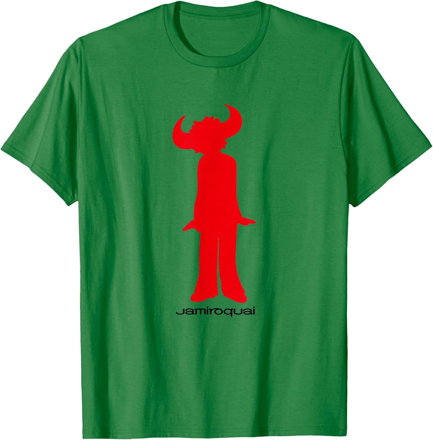 Jamiroquai Official Buffalo Red Logo T-Shirt - T-Shirt | Irish Green