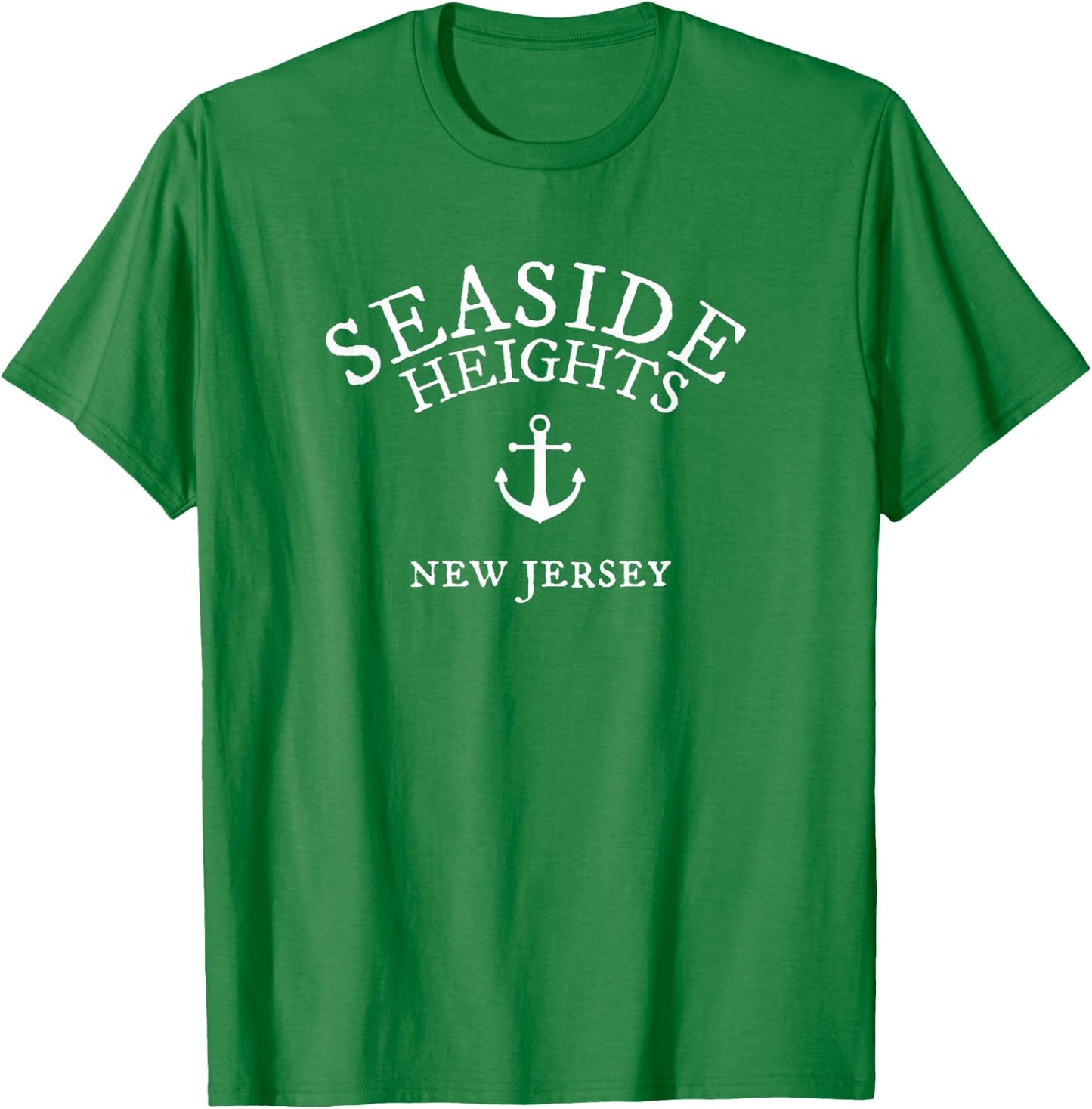 Seaside Heights NJ Shirt, New Jersey Sea Town T-Shirt - T-Shirt | Irish Green