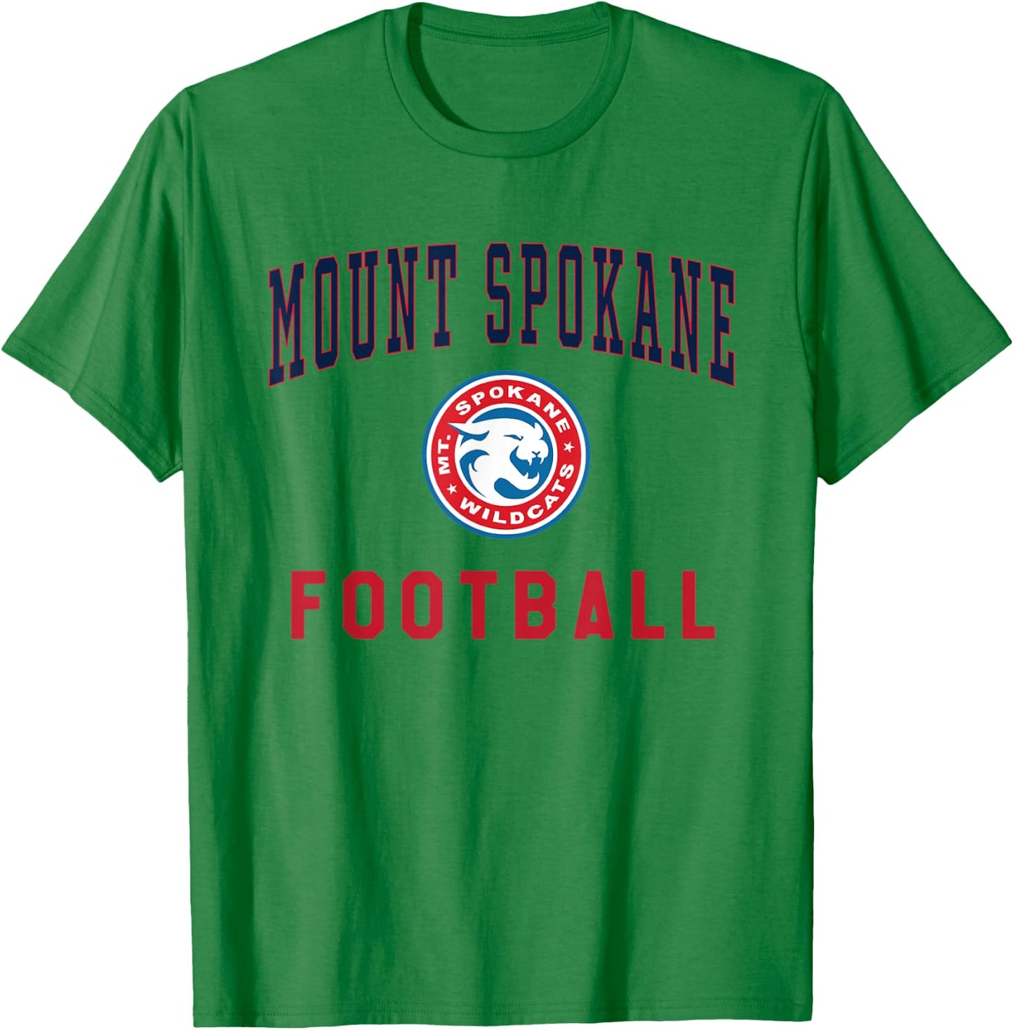 Mt. Spokane High School Wildcats C3 T-Shirt - T-Shirt | Irish Green