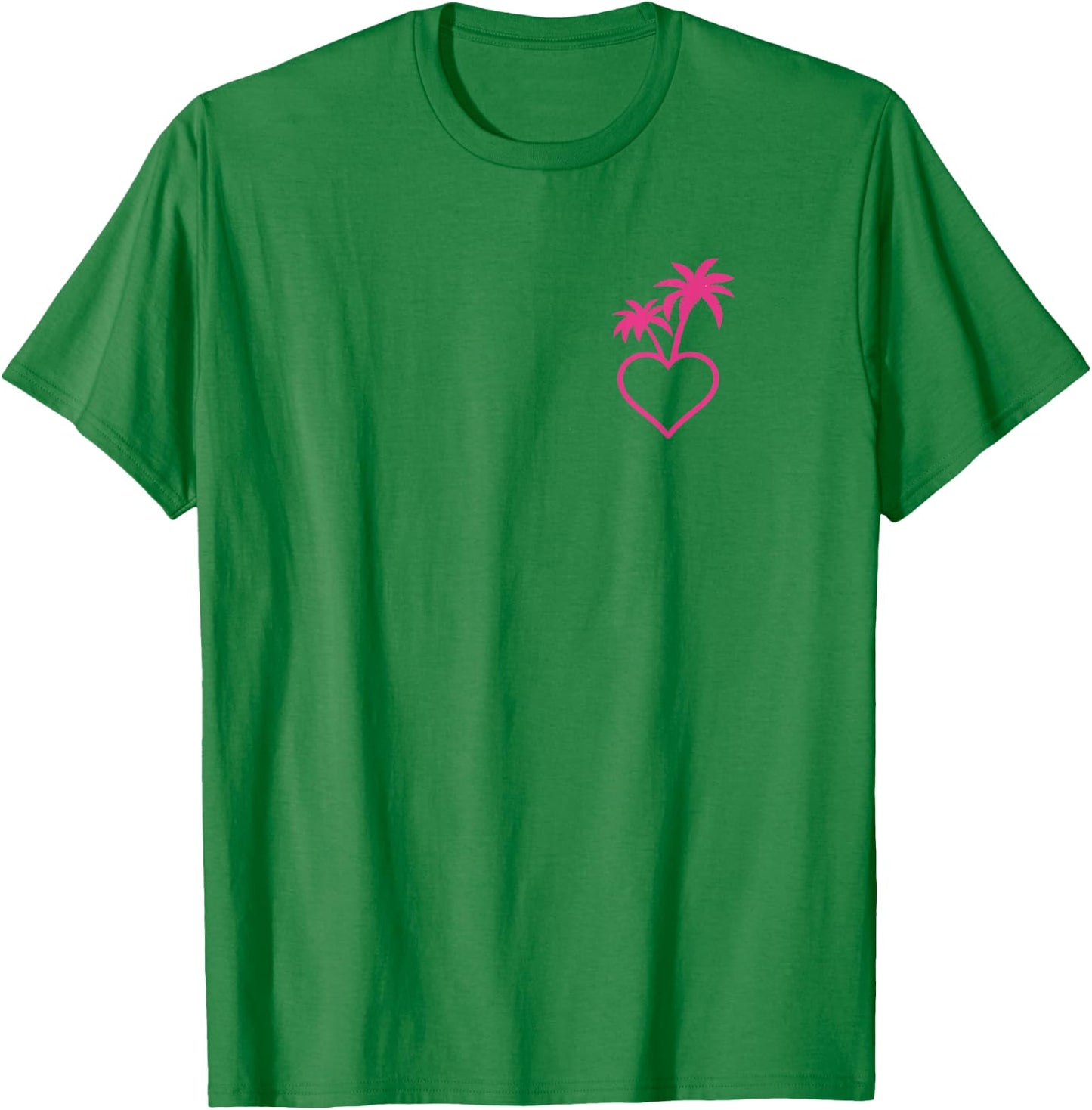 Official Island Heart Love Island T-Shirt - T-Shirt | Irish Green