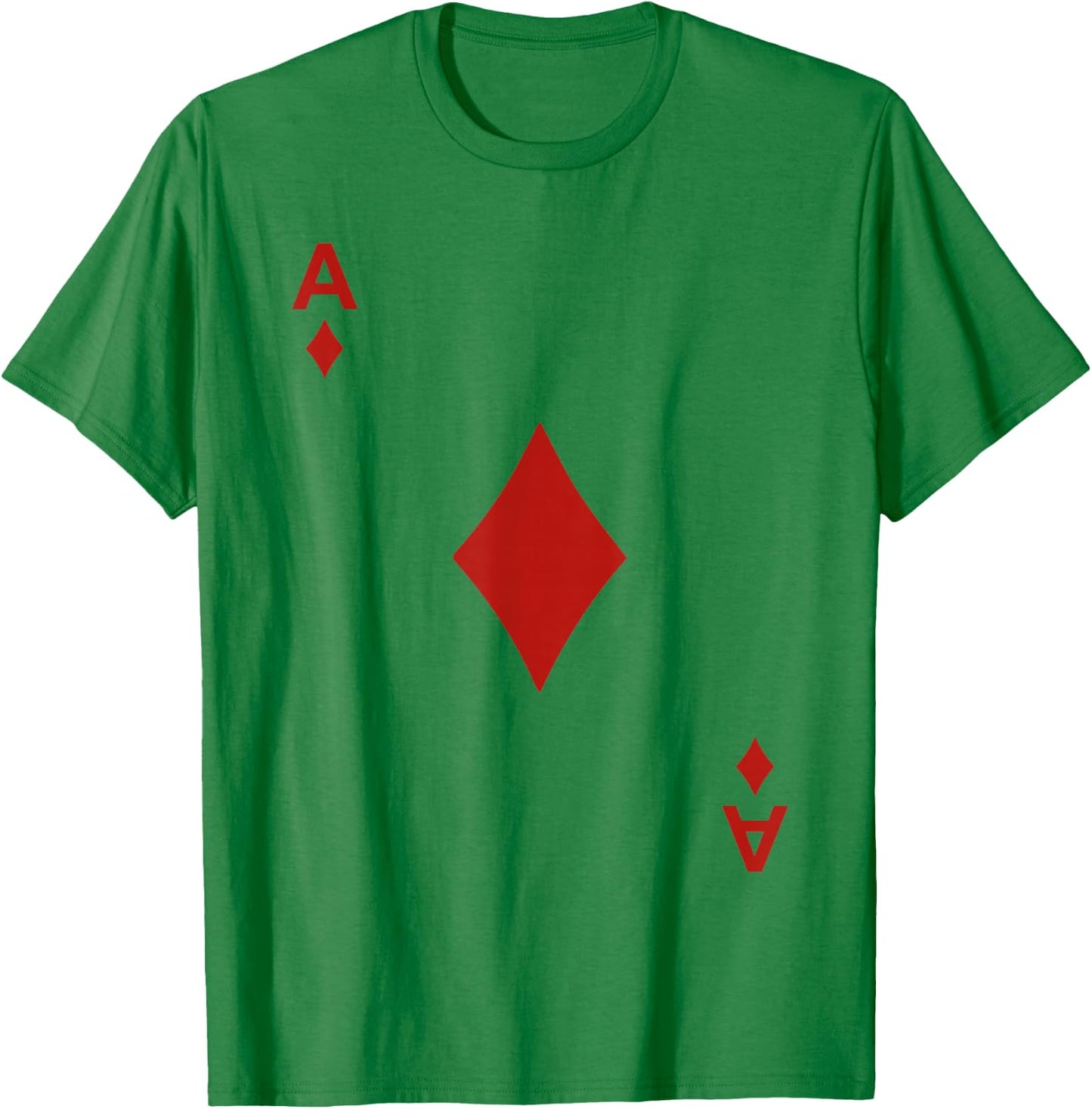 Ace of Diamond Blackjack Cards Poker 21 A Shirt T-Shirt - T-Shirt | Irish Green