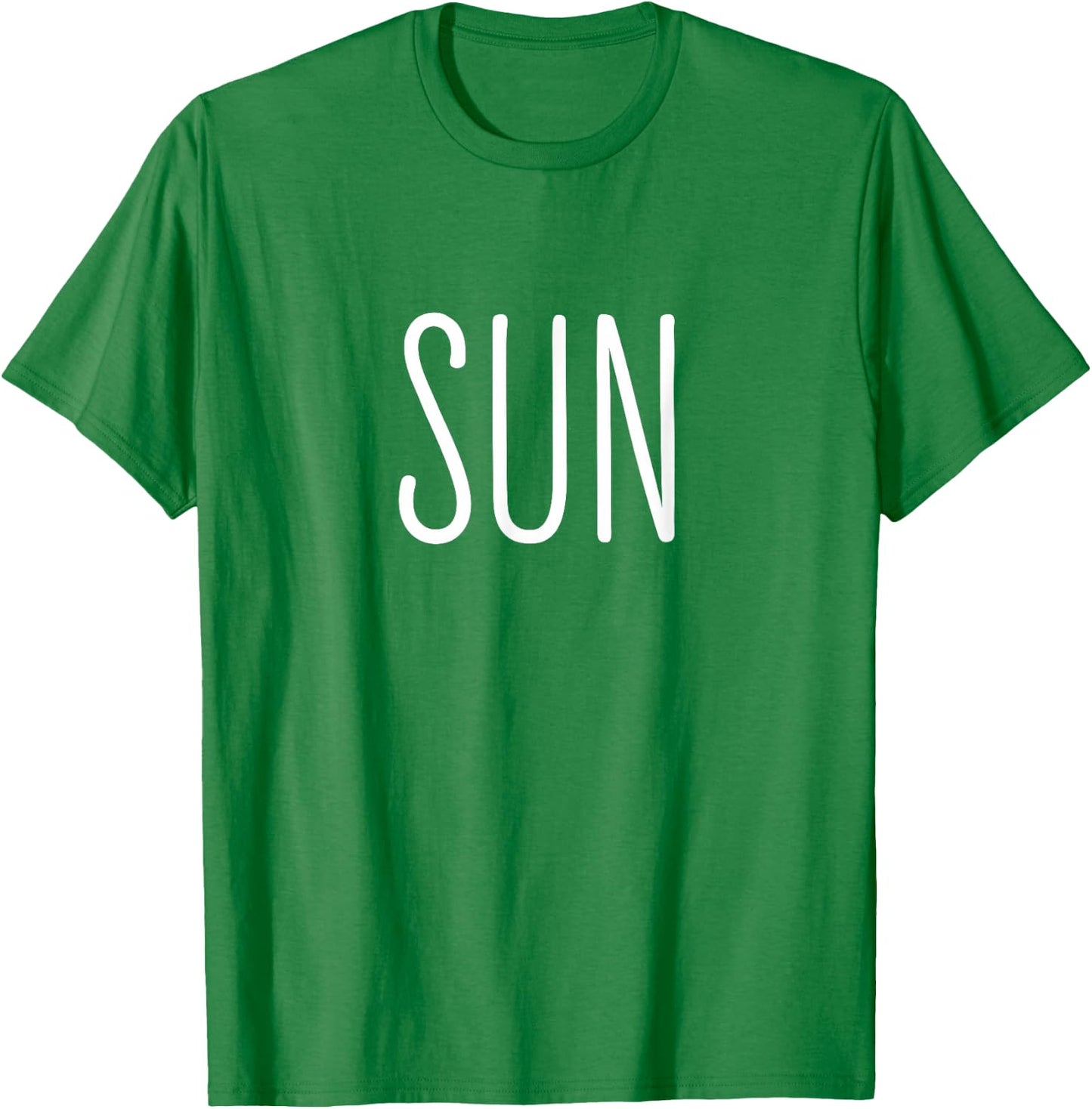 Funny US Solar Eclipse 2025 Sun Couples Costume Matching T-Shirt - T-Shirt | Irish Green