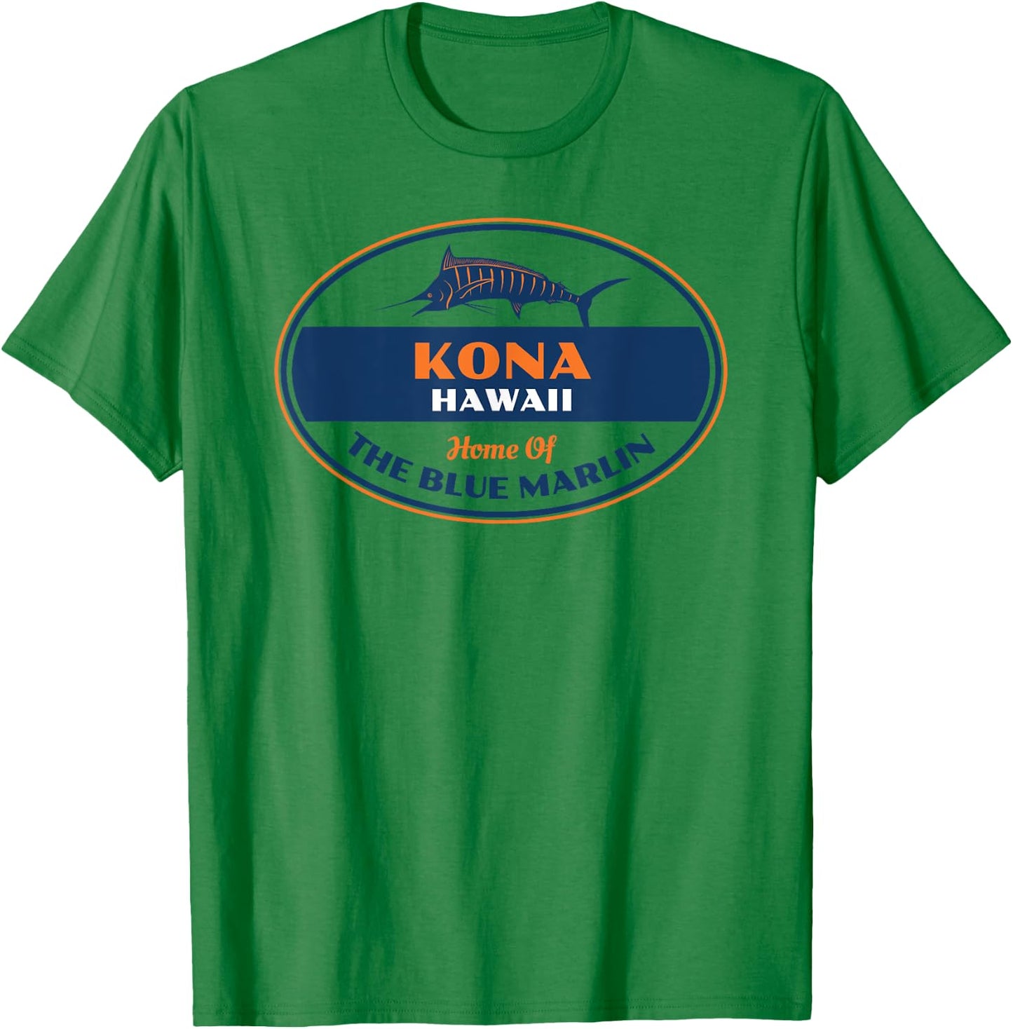 KONA HAWAII Fishing T-Shirt - T-Shirt | Irish Green