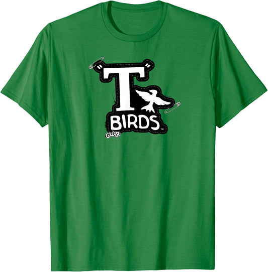 Grease T-Birds Patch T-Shirt - T-Shirt | Irish Green