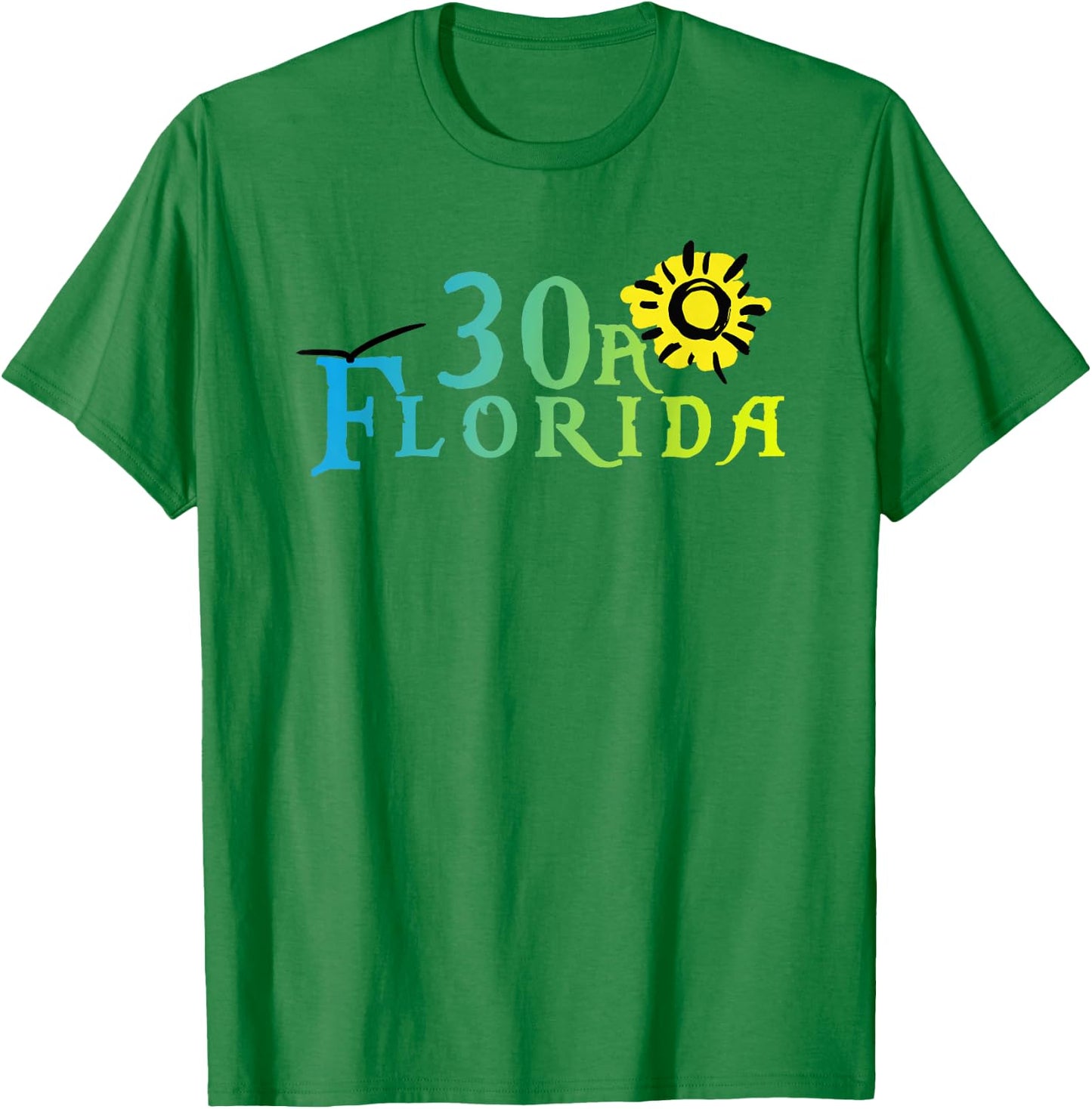 Florida State Road 30a Vacation Shirt T-Shirt - T-Shirt | Irish Green