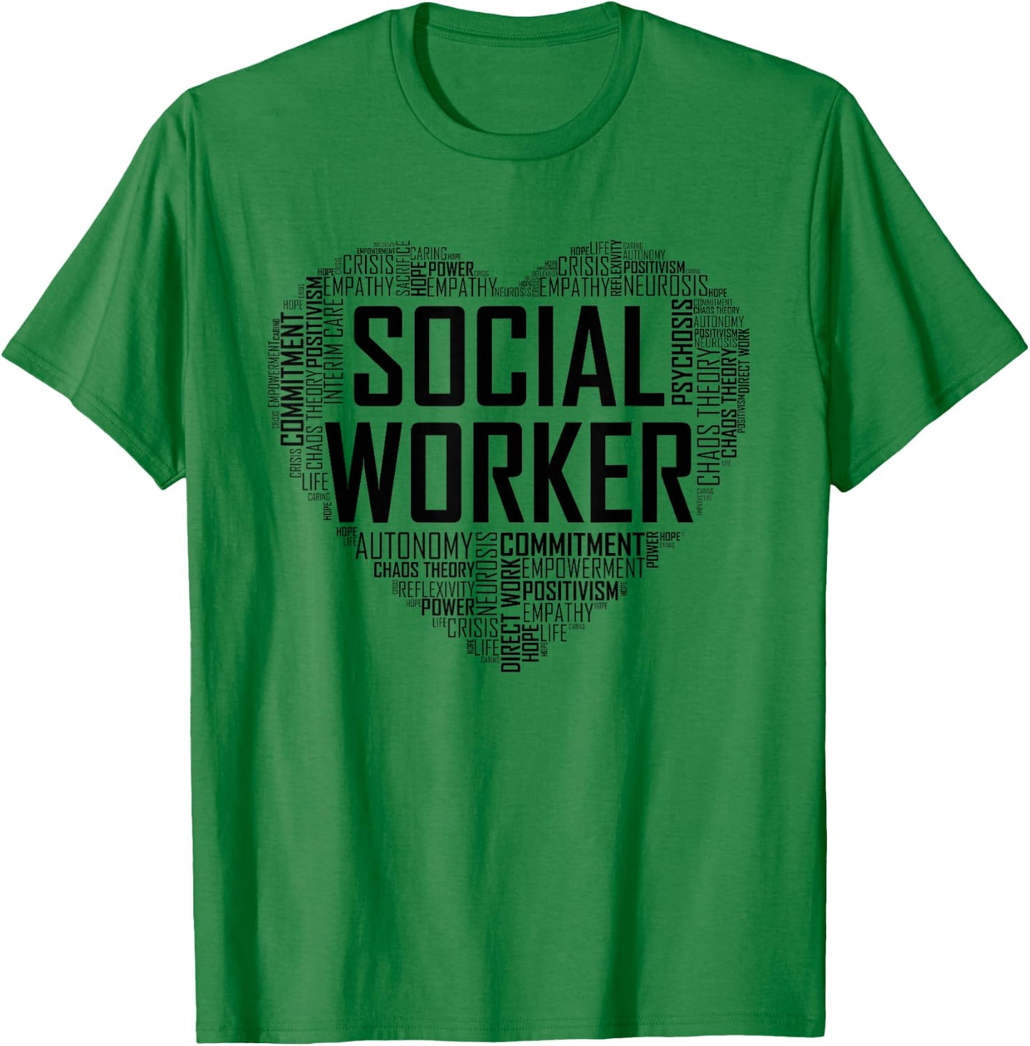 Social Worker Gift Month Love T-Shirt - T-Shirt | Irish Green