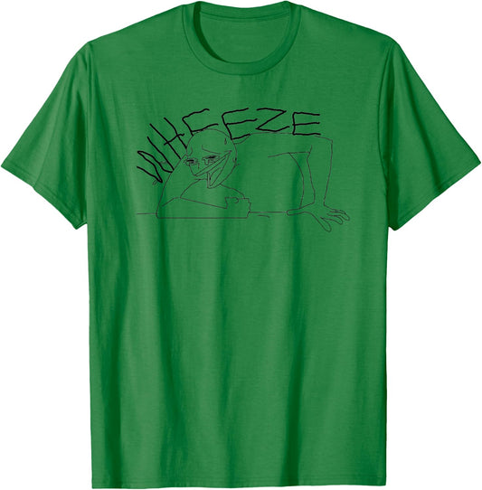 Wheeze Dank Memes Light T-Shirt - T-Shirt | Irish Green