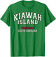 Kiawah Island South Carolina Settled 1670 Sports White Red T-Shirt - T-Shirt | Irish Green