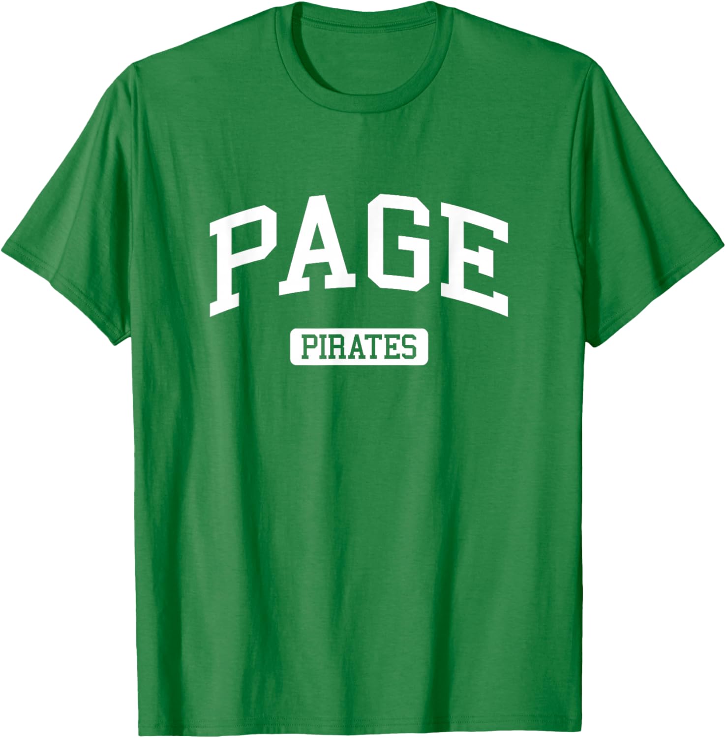 Page High School HS Greensboro NC Varsity Sports T-Shirt - T-Shirt | Irish Green