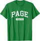 Page High School HS Greensboro NC Varsity Sports T-Shirt - T-Shirt | Irish Green