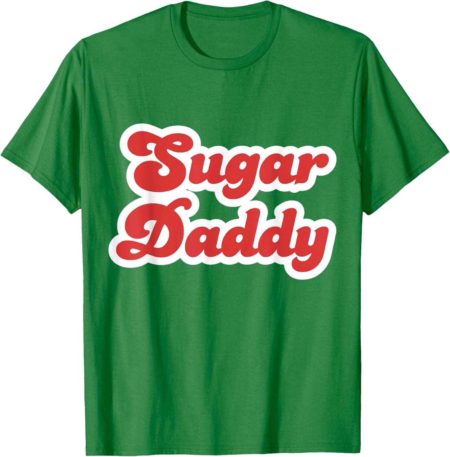 Candy Retro Sugar Daddy Father's Day Vintage Parenting Humor T-Shirt - T-Shirt | Irish Green
