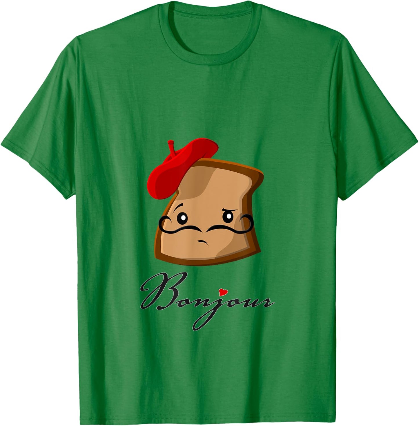 Cute National French Toast Day Chapeau T Shirt Gift T-Shirt - T-Shirt | Irish Green