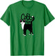 Tuxedo Cat Mom Cute T-Shirt - T-Shirt | Irish Green