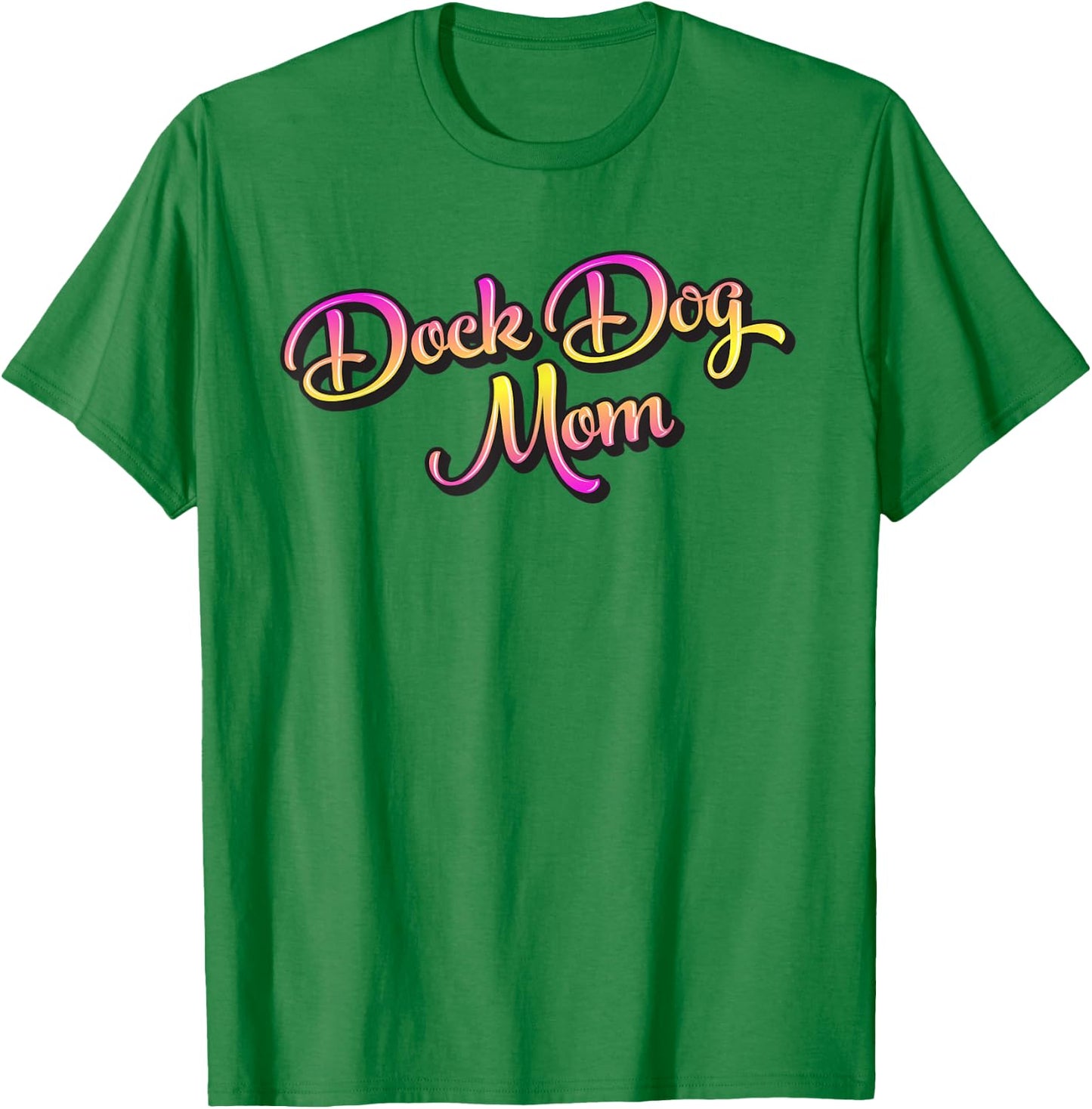 Dock Diving Dog for a Dock Dog Mom T-Shirt - T-Shirt | Irish Green