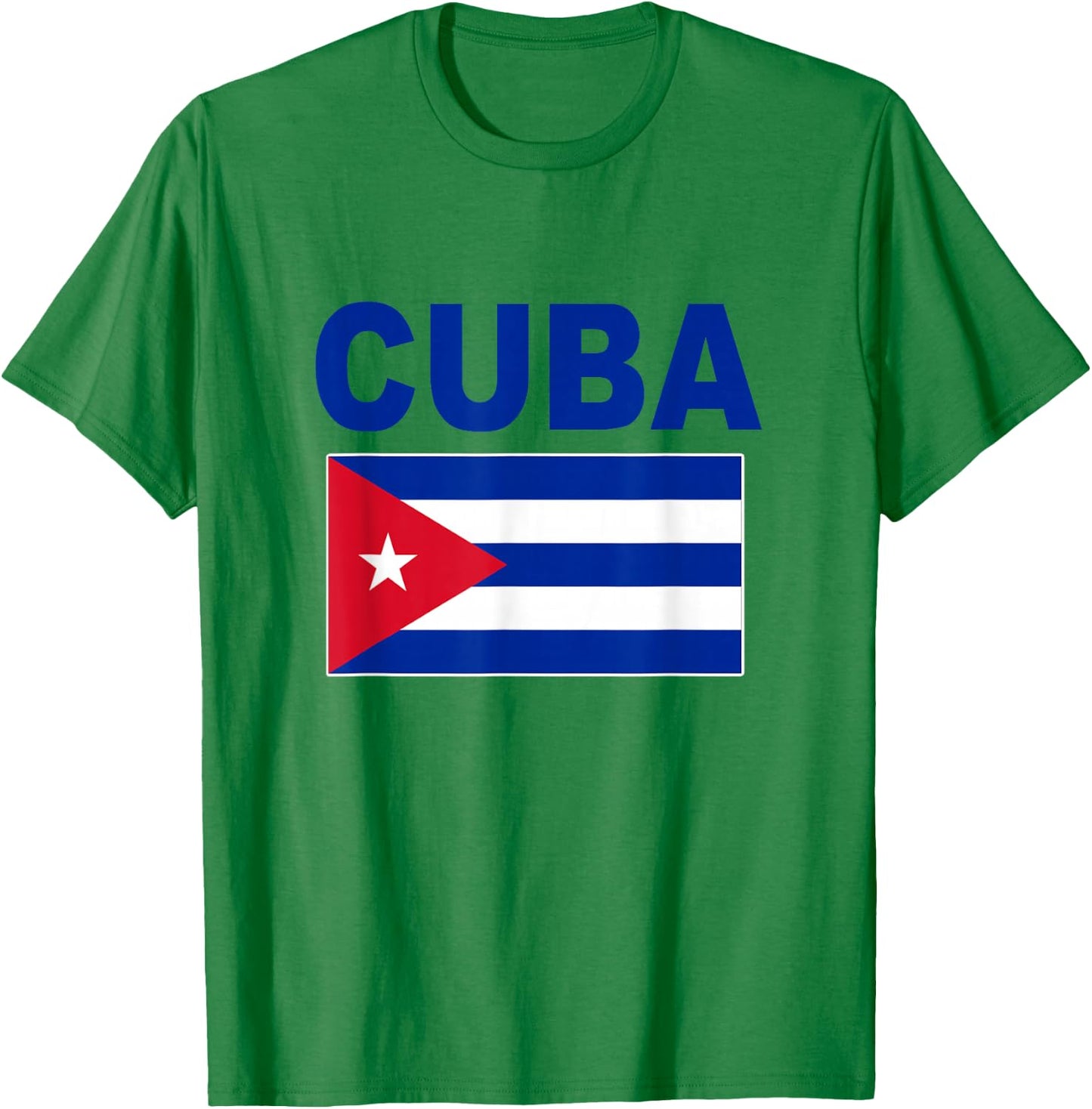 Cuba Flag Cool Cuban Bandera Cubana Flags Gift T-Shirt - T-Shirt | Irish Green