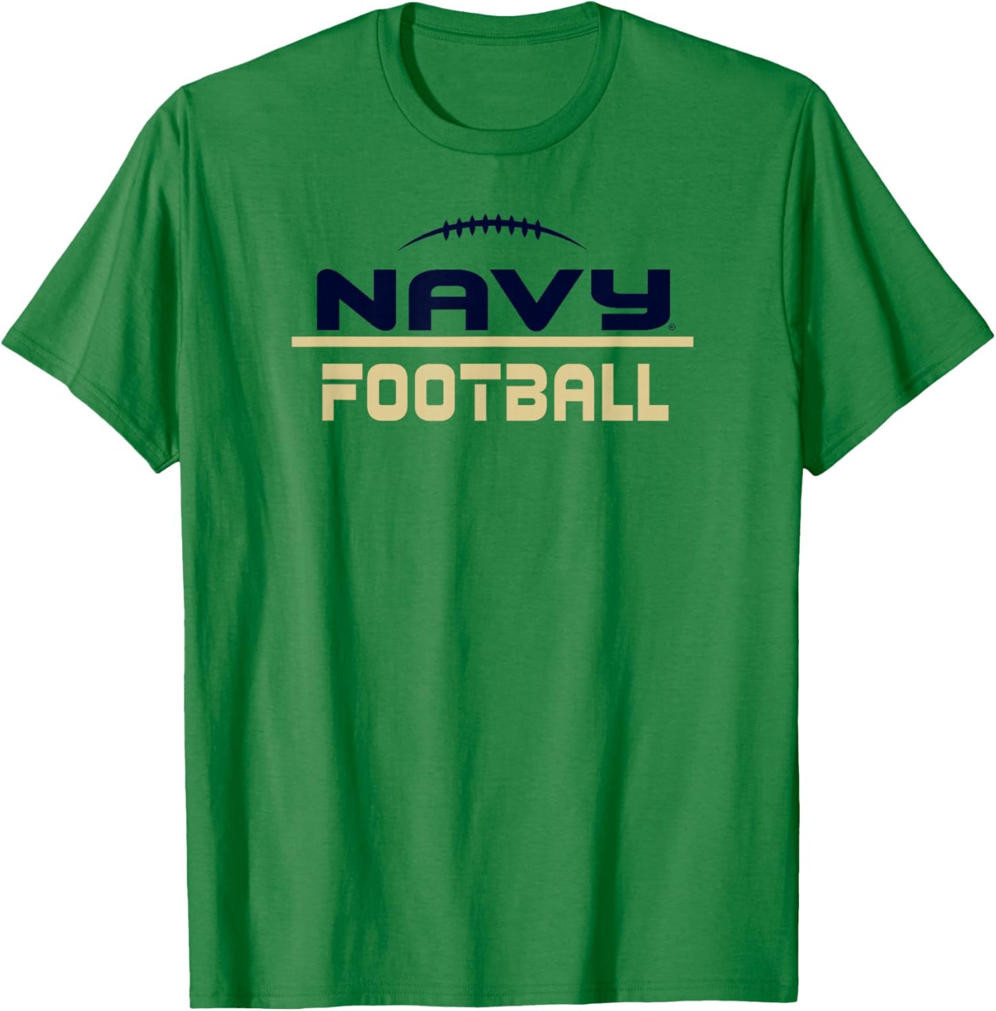 Navy Midshipmen Football Scramble White Officially Licensed T-Shirt - T-Shirt | Irish Green