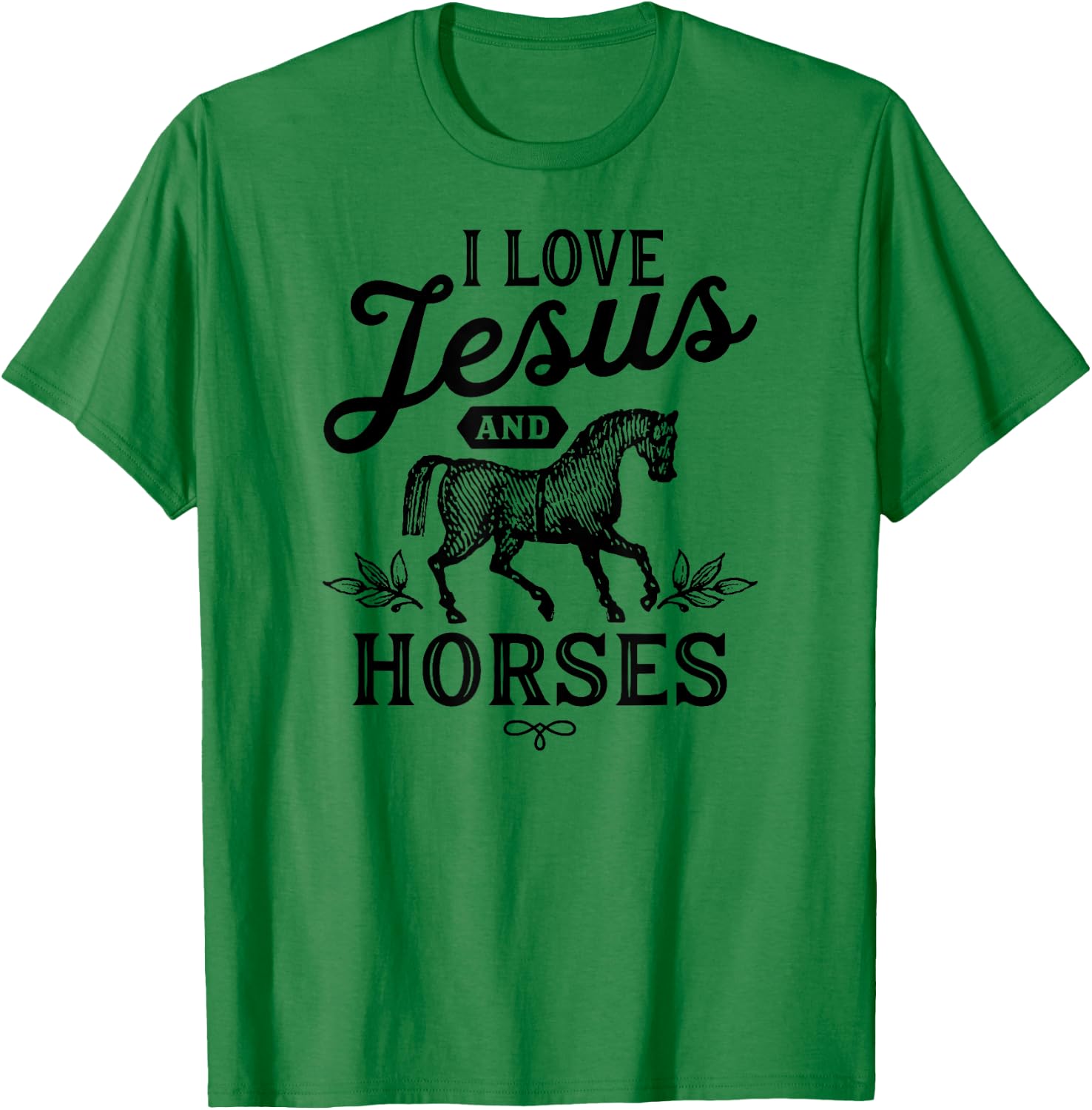 Equestrian Shirt - Horse Shirt - Horse Riding Shirt - Horse T-Shirt - T-Shirt | Irish Green