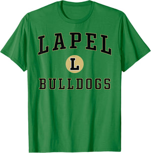 Lapel High School Bulldogs T-Shirt - T-Shirt | Irish Green