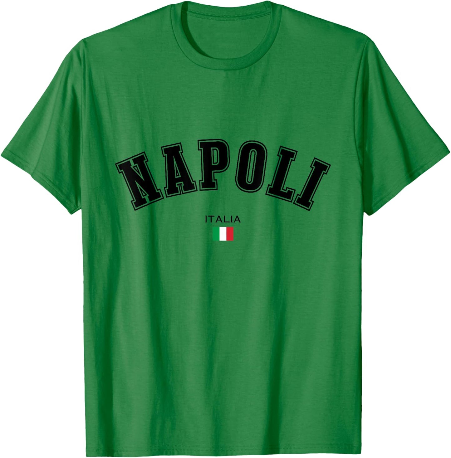 Napoli Italian Flag Souvenir Italy Travel City Trip Naples T-Shirt - T-Shirt | Irish Green