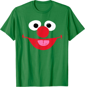 Sesame Street Ernie Crayon Sketch Halloween Costume T-Shirt - T-Shirt | Irish Green
