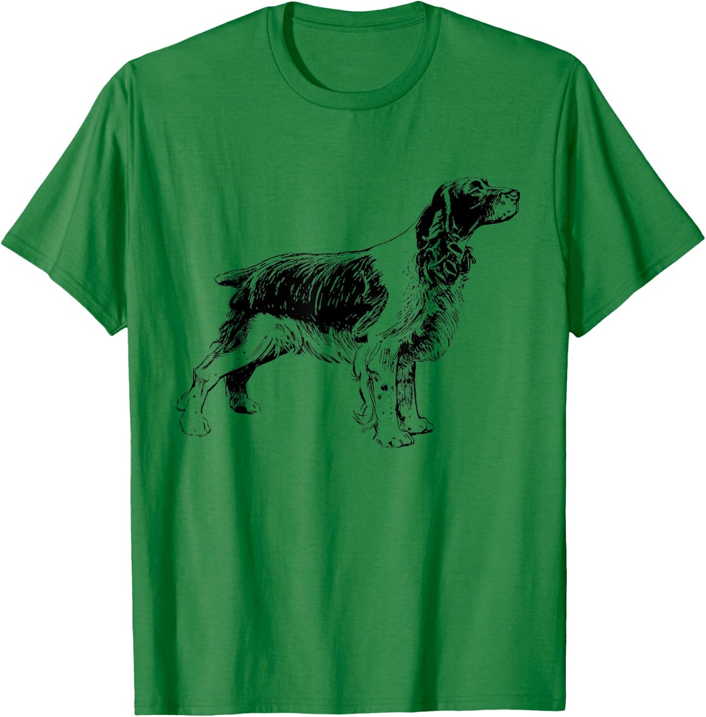 English Springer Spaniel English Spaniel Dog T-Shirt - T-Shirt | Irish Green