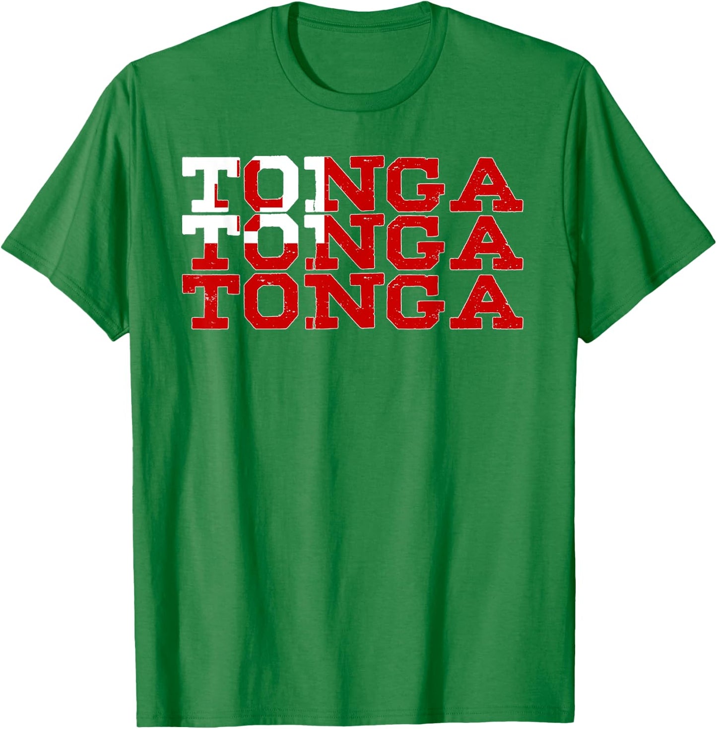 TONGA | Tongan Flag Sports Lovers T-Shirt - T-Shirt | Irish Green