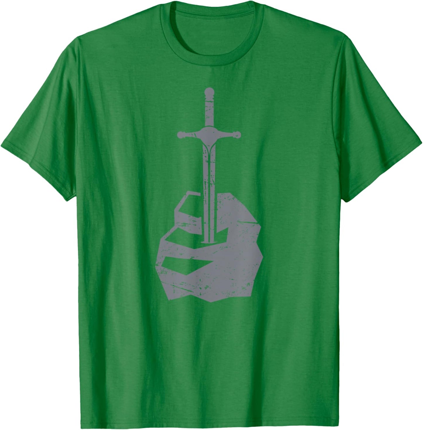 Medieval Literature King Arthur | Sword T-Shirt - T-Shirt | Irish Green