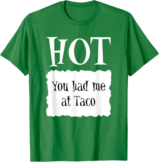 HOT - Hot Packet Halloween Taco Costume T-Shirt - T-Shirt | Irish Green