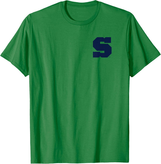 Penn State Nittany Lions Front/Back Iconic White T-Shirt - T-Shirt | Irish Green